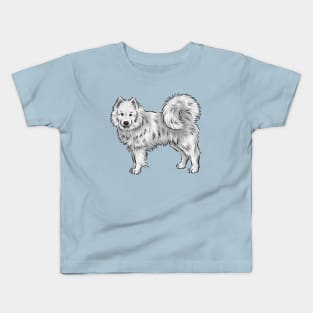 Cute Samoyed Dog Kids T-Shirt